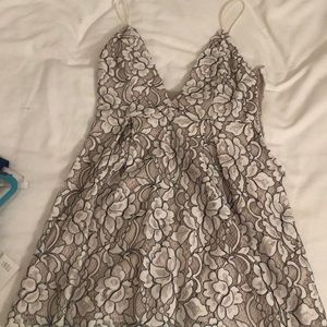 Lace Fit and Flare Dress